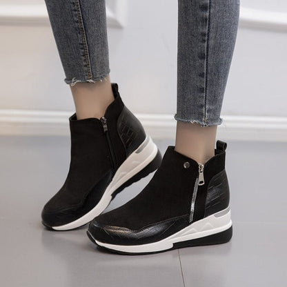 Everyday women's mid-top sneakers, providing comfort, arch support, and stylish casual wear.