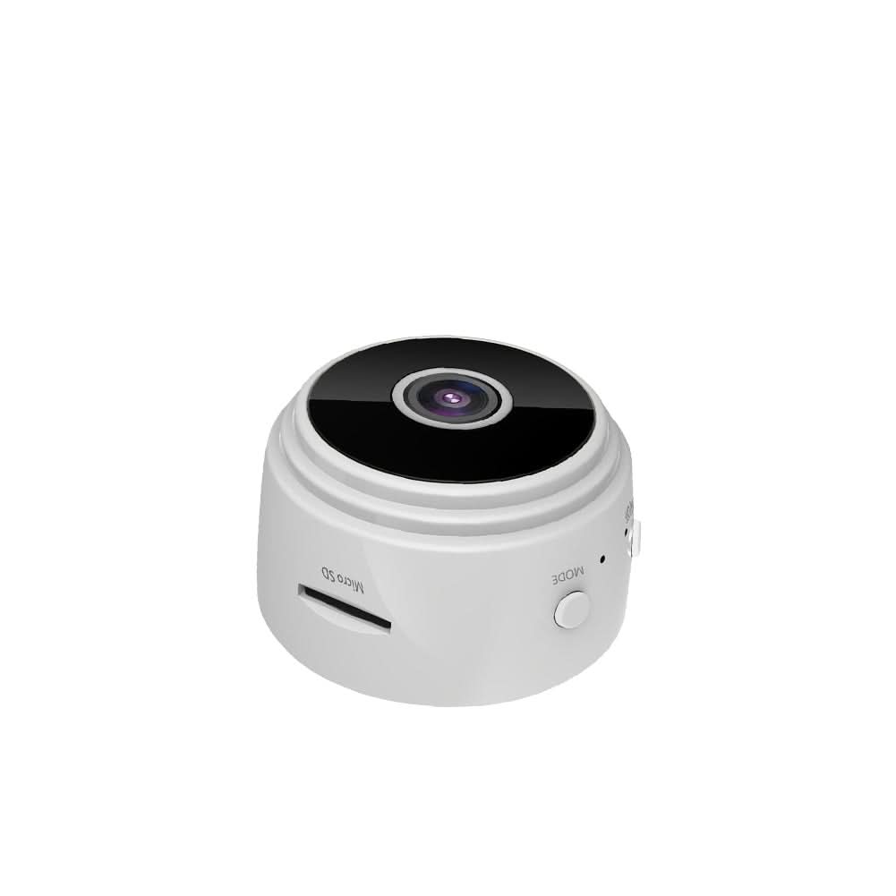 High-definition 1080P wireless compact security camera, night vision & app control for any space.