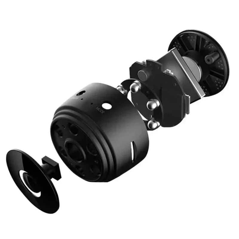 Secure your home with this compact 1080P HD camera featuring night vision & smartphone app control.