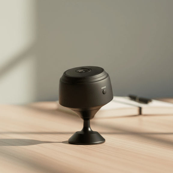 Discreet mini 1080P HD camera for wireless home security, featuring clear night vision & mobile app.