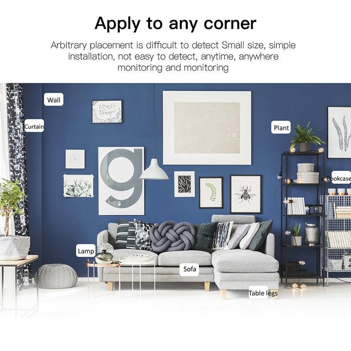 Small 1080P HD security camera offers WiFi connectivity & night vision for reliable home or office surveillance.