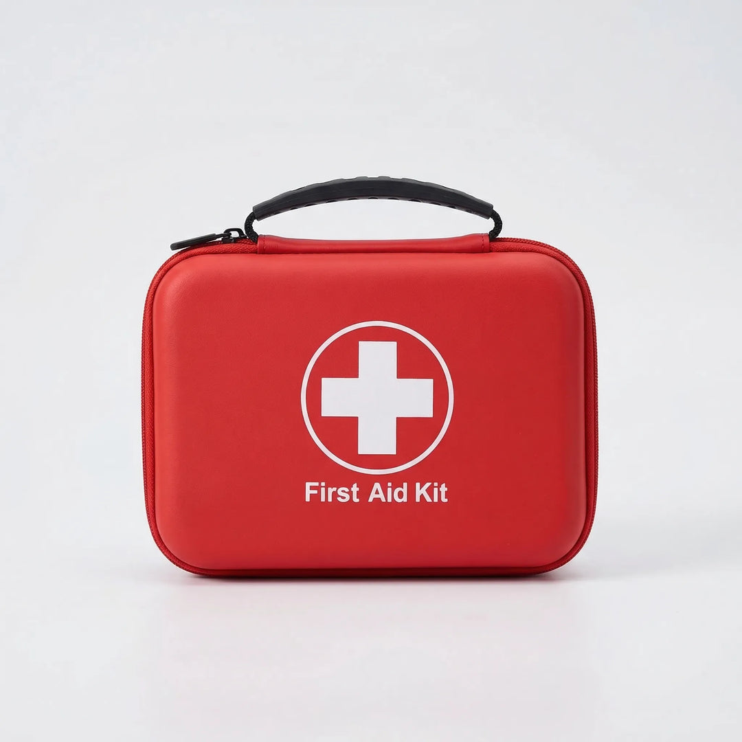 Essential 38-piece first aid kit for camping, hiking, travel, and home safety. Emergency ready.