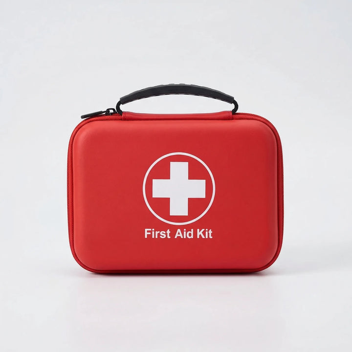Essential 38-piece first aid kit for camping, hiking, travel, and home safety. Emergency ready.