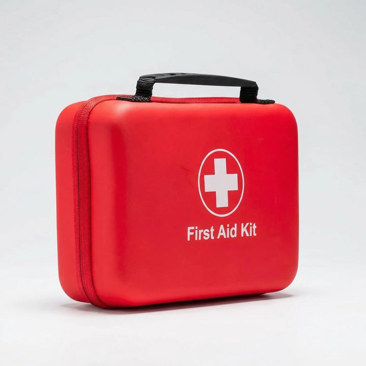 Portable safety kit: 38-piece first aid essentials for hiking, camping, travel, home, and outdoor adventures.