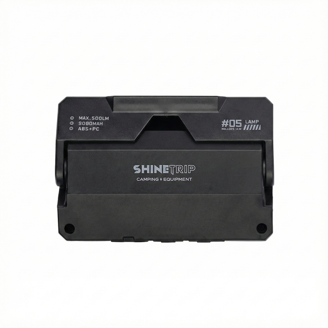 Compact outdoor emergency light, 900 lumens, with clear power indicator