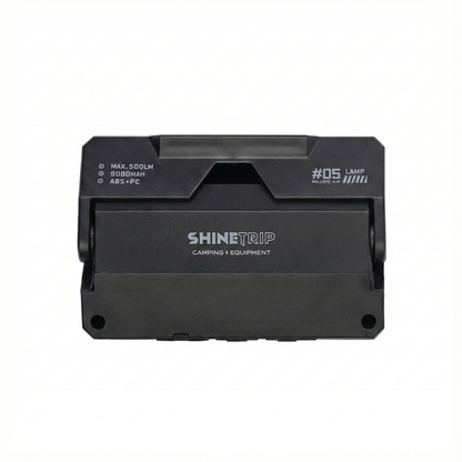 Compact outdoor emergency light, 900 lumens, with clear power indicator