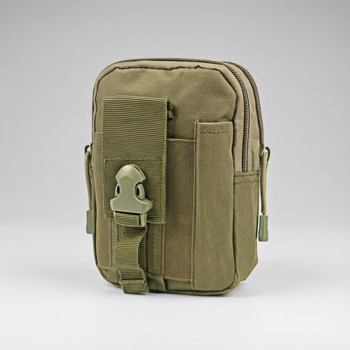 Versatile tactical MOLLE pouch for travel, hiking, and daily carry. Securely holds accessories on belts or packs.