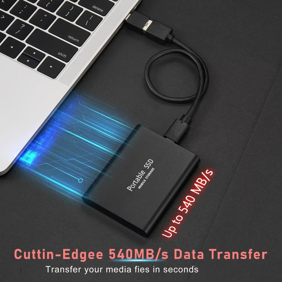 Professional external SSD for creative work, offering fast data transfer and secure mobile storage.