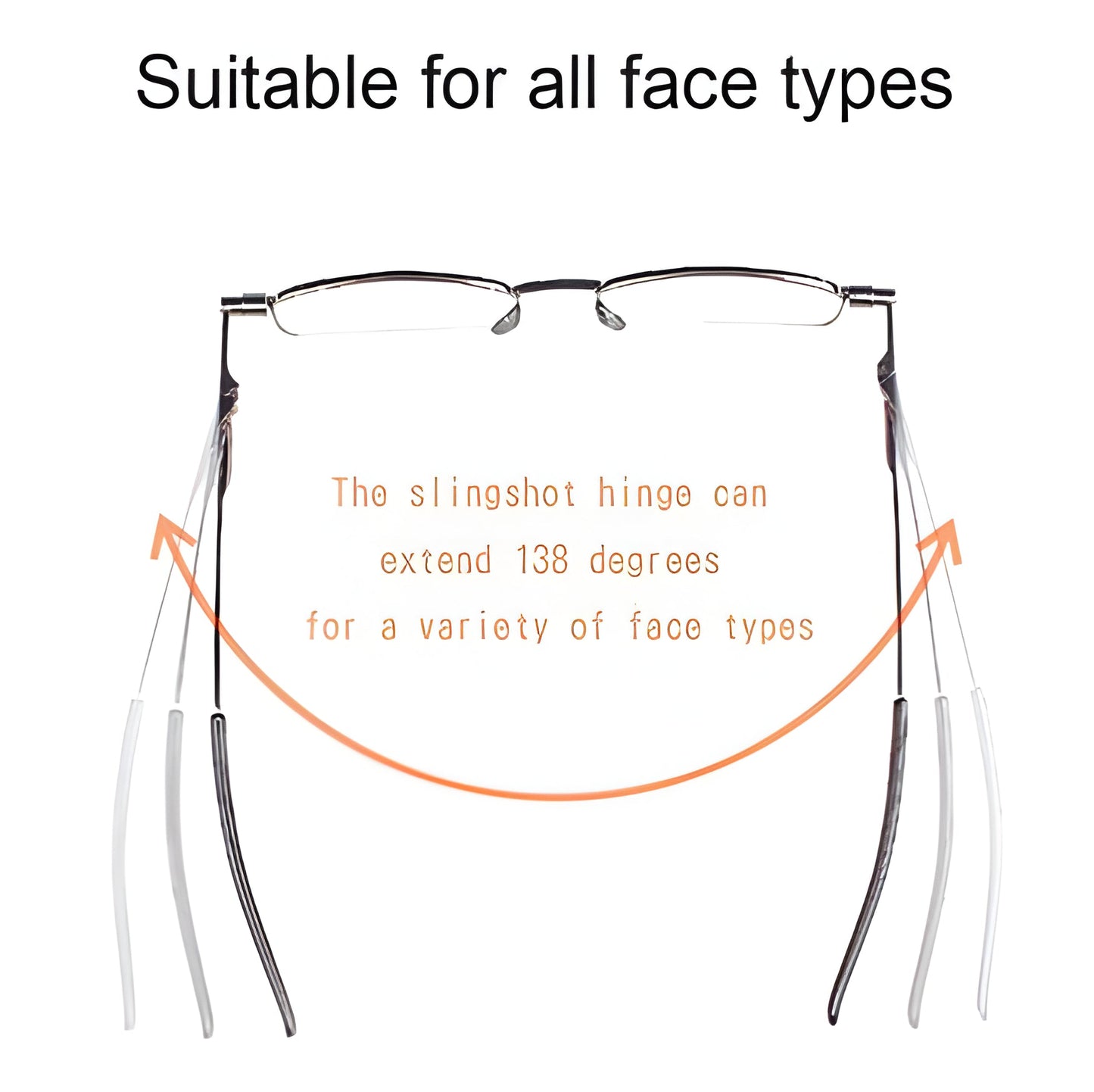 Convenient compact folding reading glasses for men & ladies. Magnification readers, perfect portable eyewear solution.