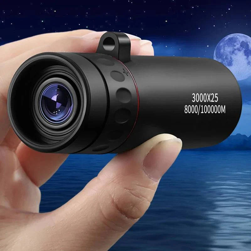 Compact HD monocular telescope for birdwatching, sharp outdoor vision.