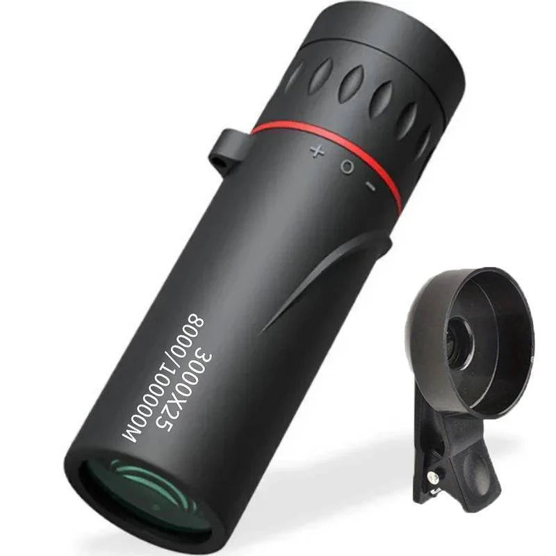 Lightweight monocular, ideal outdoor gear for enhanced distant viewing.