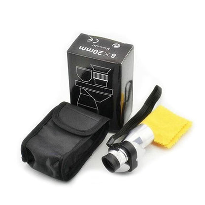 Small monocular with HD night vision, perfect for camping, observation, and outdoor activities