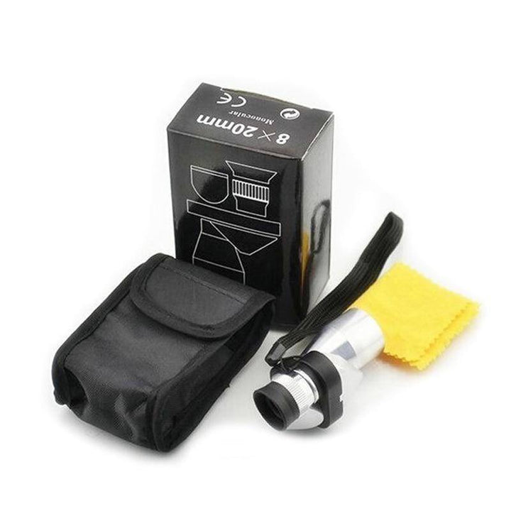 Small monocular with HD night vision, perfect for camping, observation, and outdoor activities