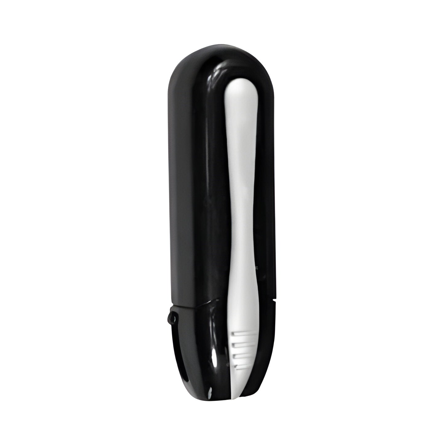 Portable eyewear lens cleaner gadget, perfect for on-the-go smudge removal on glasses & shades.
