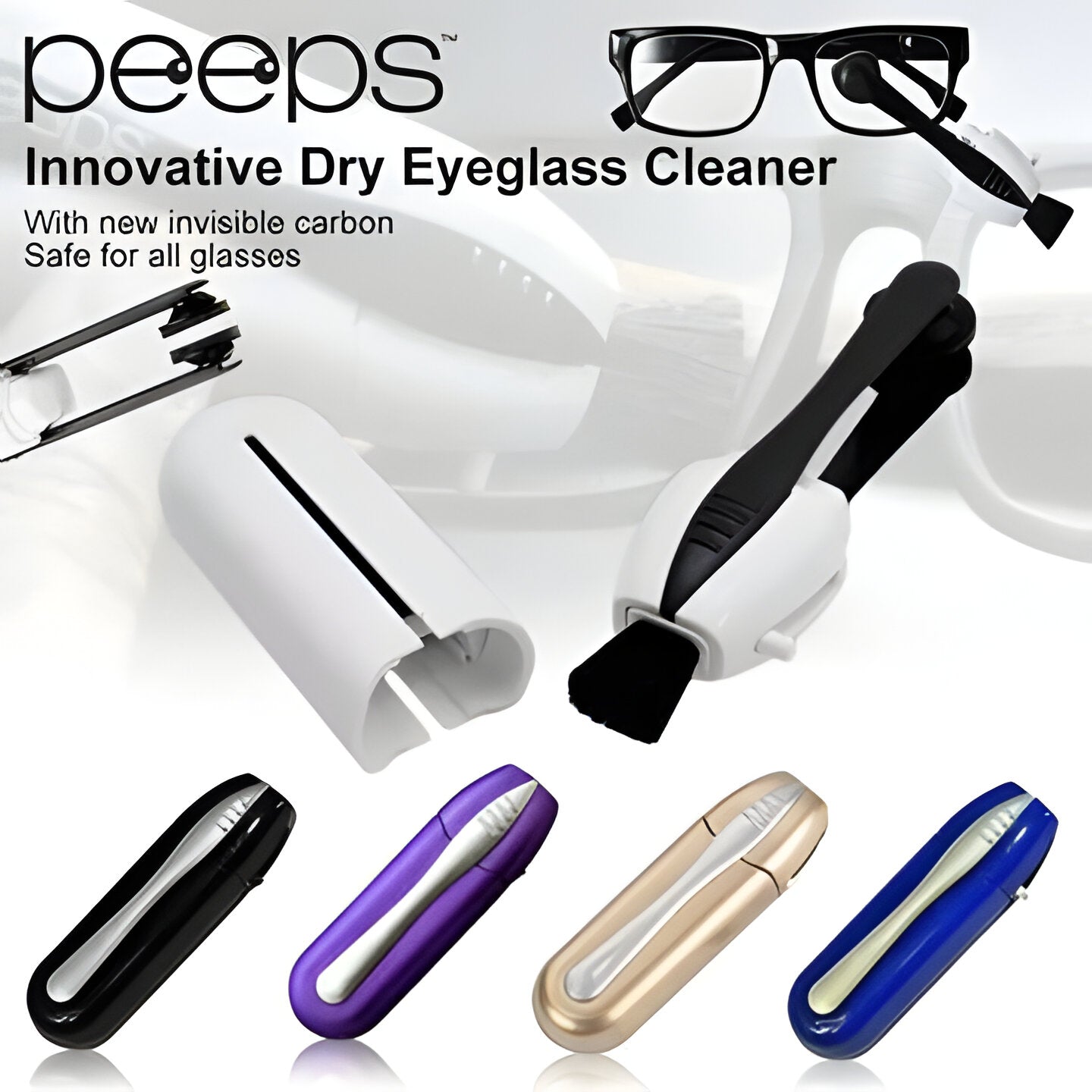 Must-have eyewear accessory: universal dry lens cleaner, perfect for maintaining clear glasses & sunglasses.