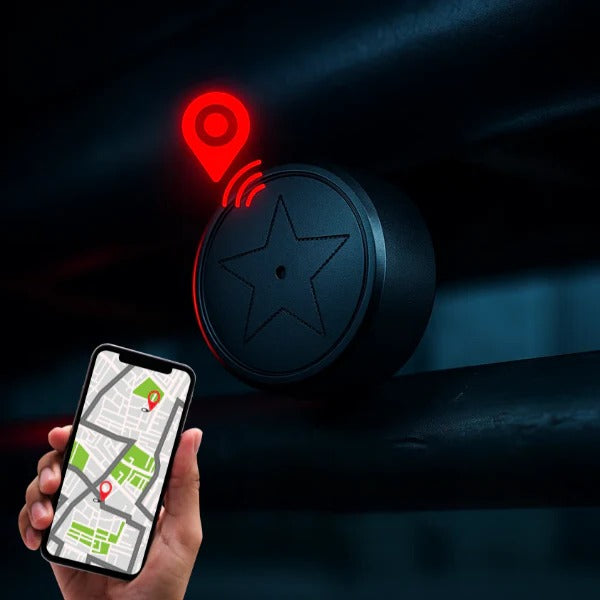 Magnetic GPS tracker with long battery, 4G real-time for ultimate security.