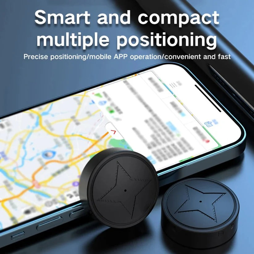 4G magnetic GPS tracker, compact size for easy, hidden vehicle installation.