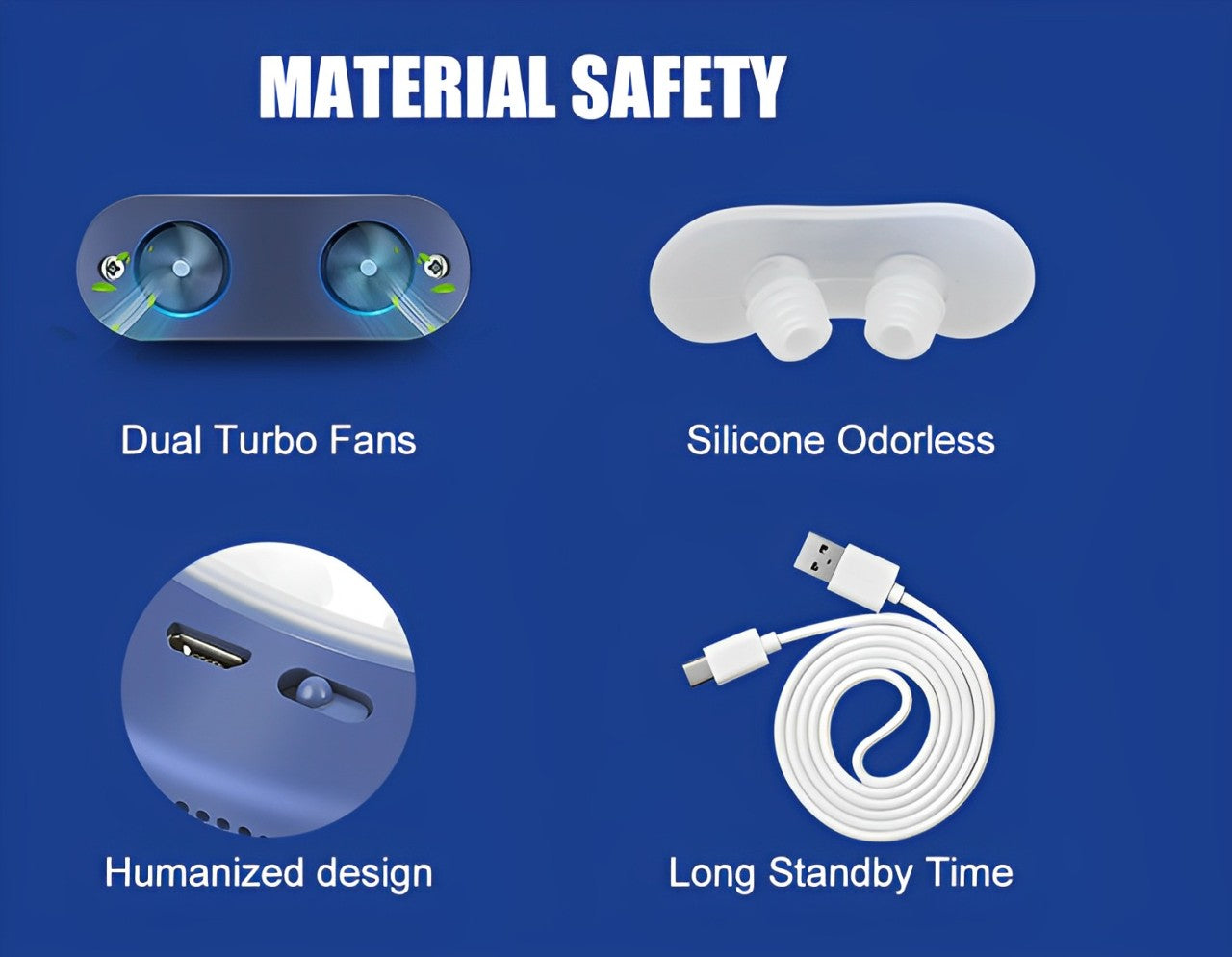 Ergonomic micro CPAP sleep device, designed for comfort & effective snoring relief. A modern sleep solution.