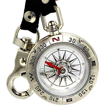 Portable navigation compass for serious hikers, essential gear for pinpointing directions