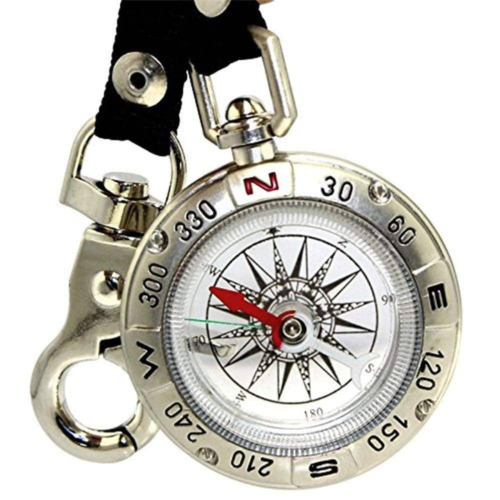 Portable navigation compass for serious hikers, essential gear for pinpointing directions