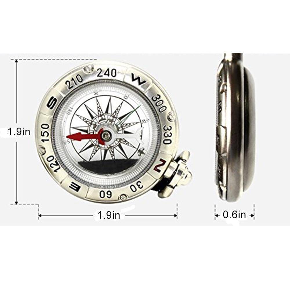 Essential portable compass for hiking and camping, ensuring accurate navigation in the wilderness