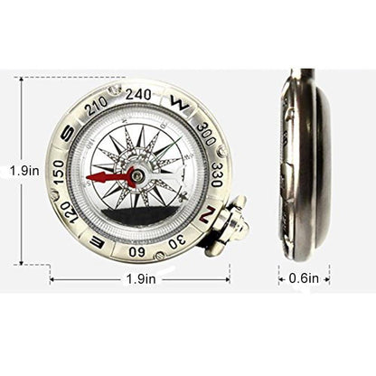 Essential portable compass for hiking and camping, ensuring accurate navigation in the wilderness