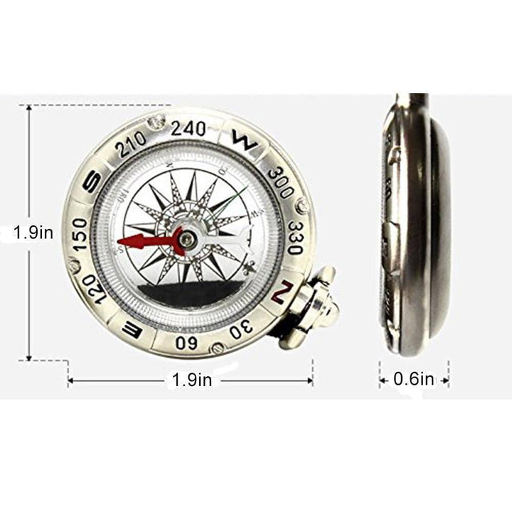 Essential portable compass for hiking and camping, ensuring accurate navigation in the wilderness