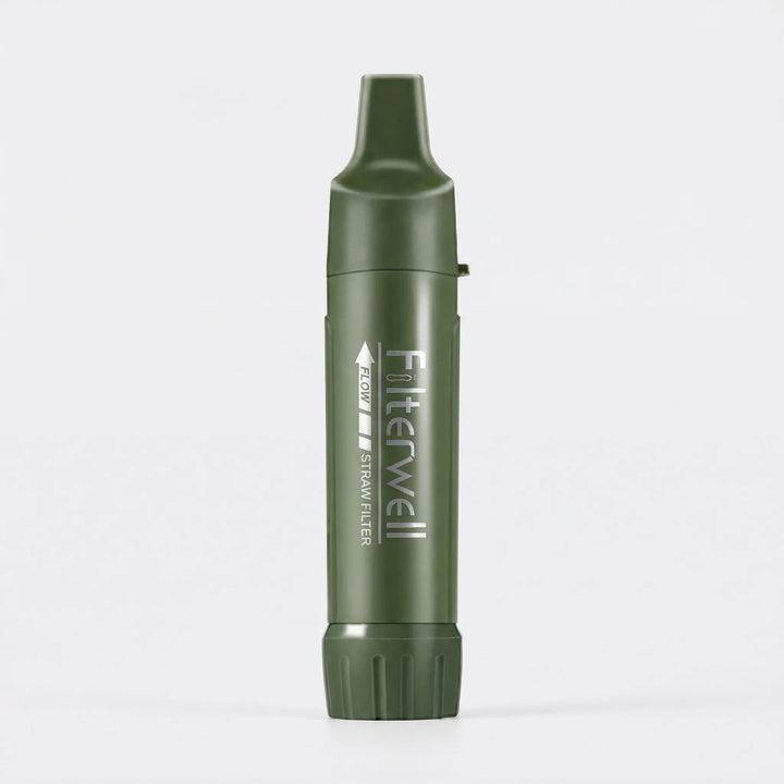 Unisex portable water filter ensures safe drinking on hikes, camping trips & survival situations. Essential hydration gear.