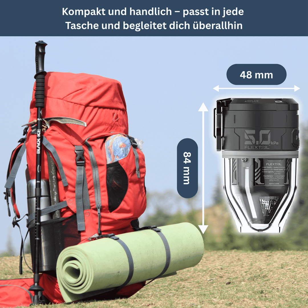 Mini air pump, portable and lightweight, perfect for bike tires and outdoor sport equipment.