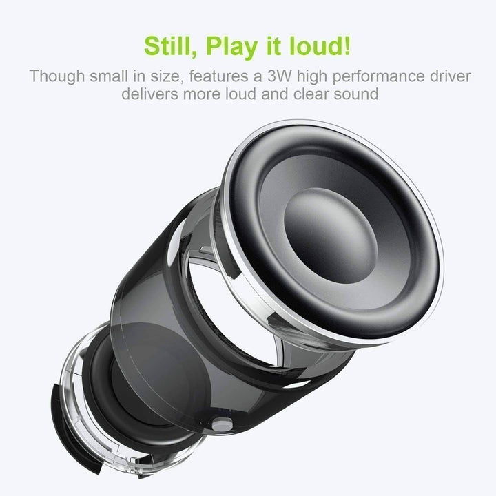 Compact Portable Wireless Speaker with Waterproof Design