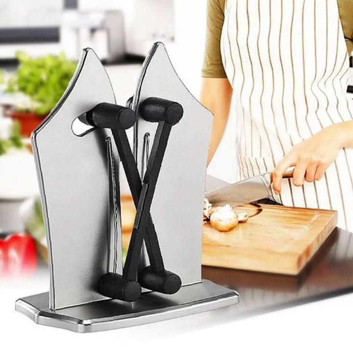 Durable, compact knife sharpener, a must-have kitchen tool for precise & effortless blade care.