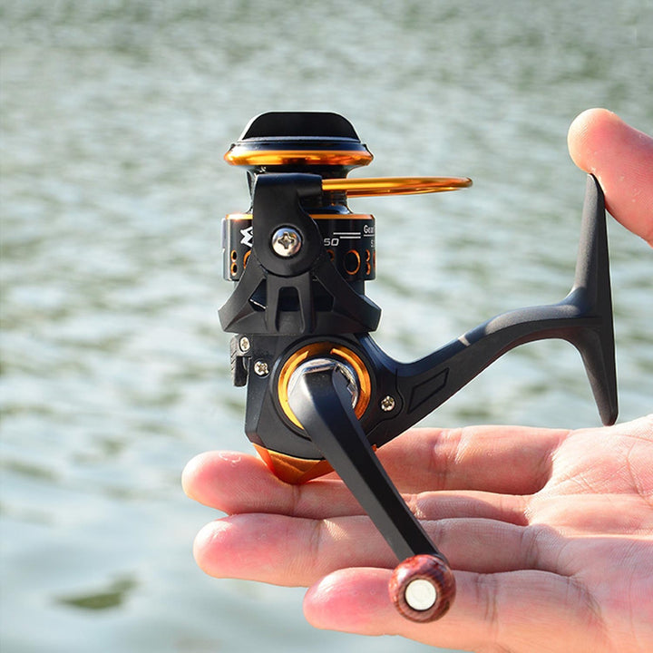 Compact spinning reel, your go-to gear for successful freshwater fishing trips