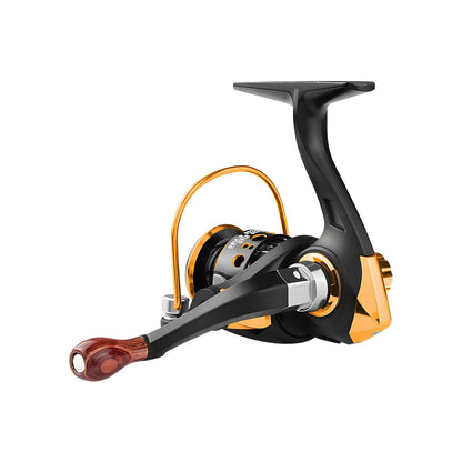Lightweight spinning reel, reduces fatigue during long hours of fishing