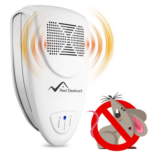 Home ultrasonic pest repellent for effective indoor rodent control. Keeps mice away silently, offering safe home protection.