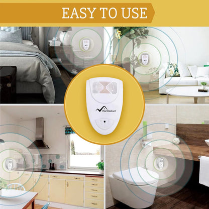 Electronic ultrasonic pest control device. Repels mice and rodents effectively indoors, providing a clean and protected home.