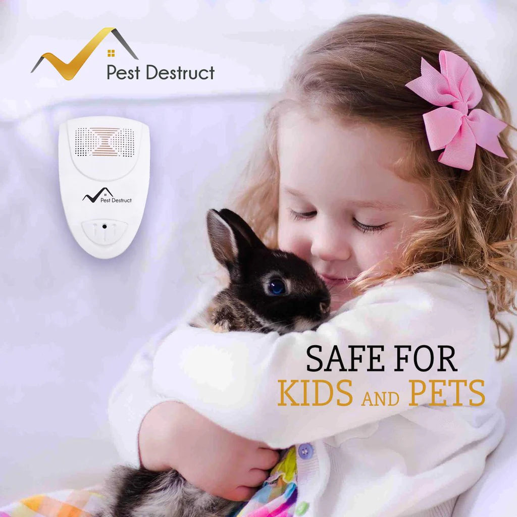 Modern ultrasonic mice repellent, easy to use for indoor pest control. Silent, electronic, and effective home rodent protection.