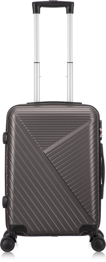 Lightweight hard shell carry-on suitcase for easy air travel. Features TSA lock & smooth 360° spinner wheels.