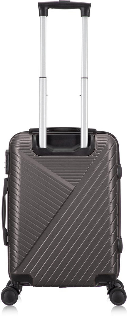 Valencia compact carry-on suitcase with a sturdy hard shell, ideal for efficient business and weekender trips.