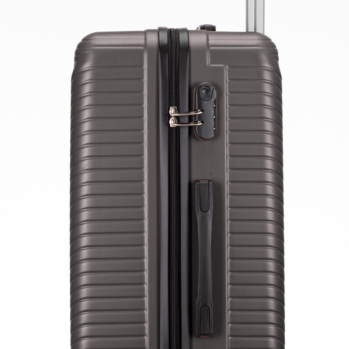 Valencia lightweight carry-on with quiet 360-degree spinner wheels, making airport navigation effortless for travelers.