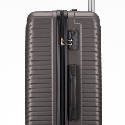 Valencia lightweight carry-on with quiet 360-degree spinner wheels, making airport navigation effortless for travelers.