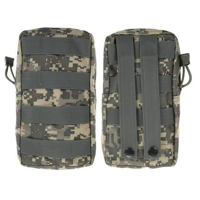 Tactical compact EDC pouch with multiple compartments, designed for efficient organization of survival gear