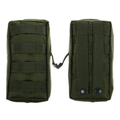 Water-resistant nylon tactical pouch, ideal for securely carrying essential EDC items during outdoor activities