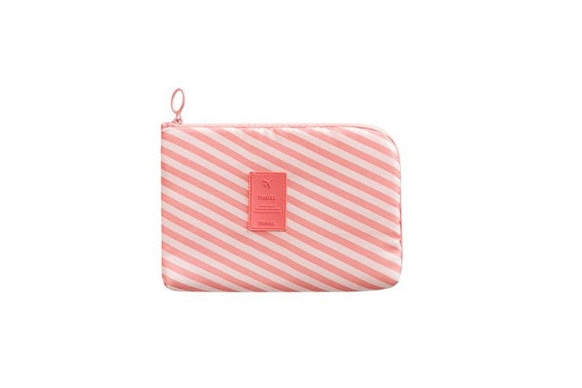Smart cable management organizer, compact and travel-friendly, keeps tech tidy.