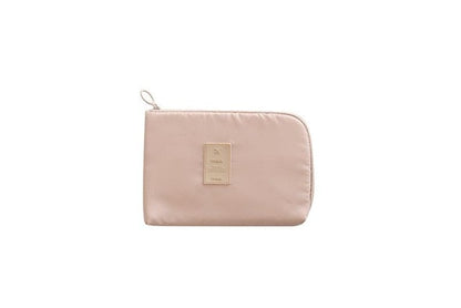 Stylish unisex electronics organizer, waterproof design for travel, in cactus color.