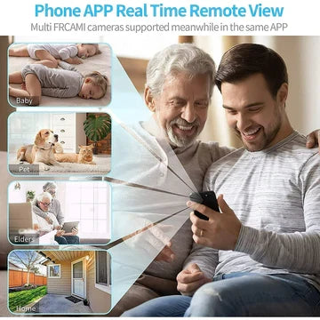 Mini magnetic wireless camera securely attached, providing live HD video and audio for discreet security.