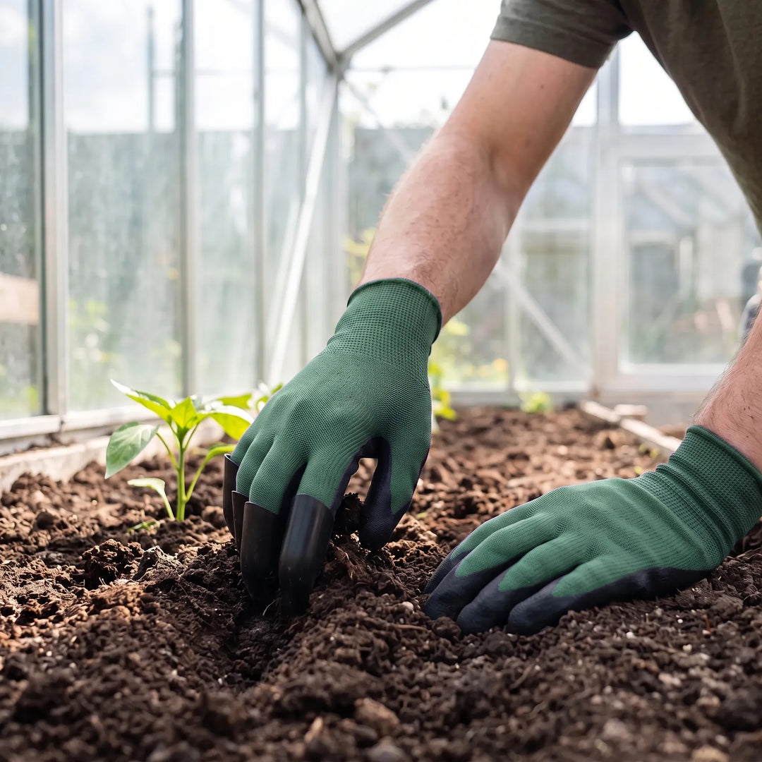 Complete gardening tool set featuring durable hand tools for both indoor plants and outdoor garden cultivation.
