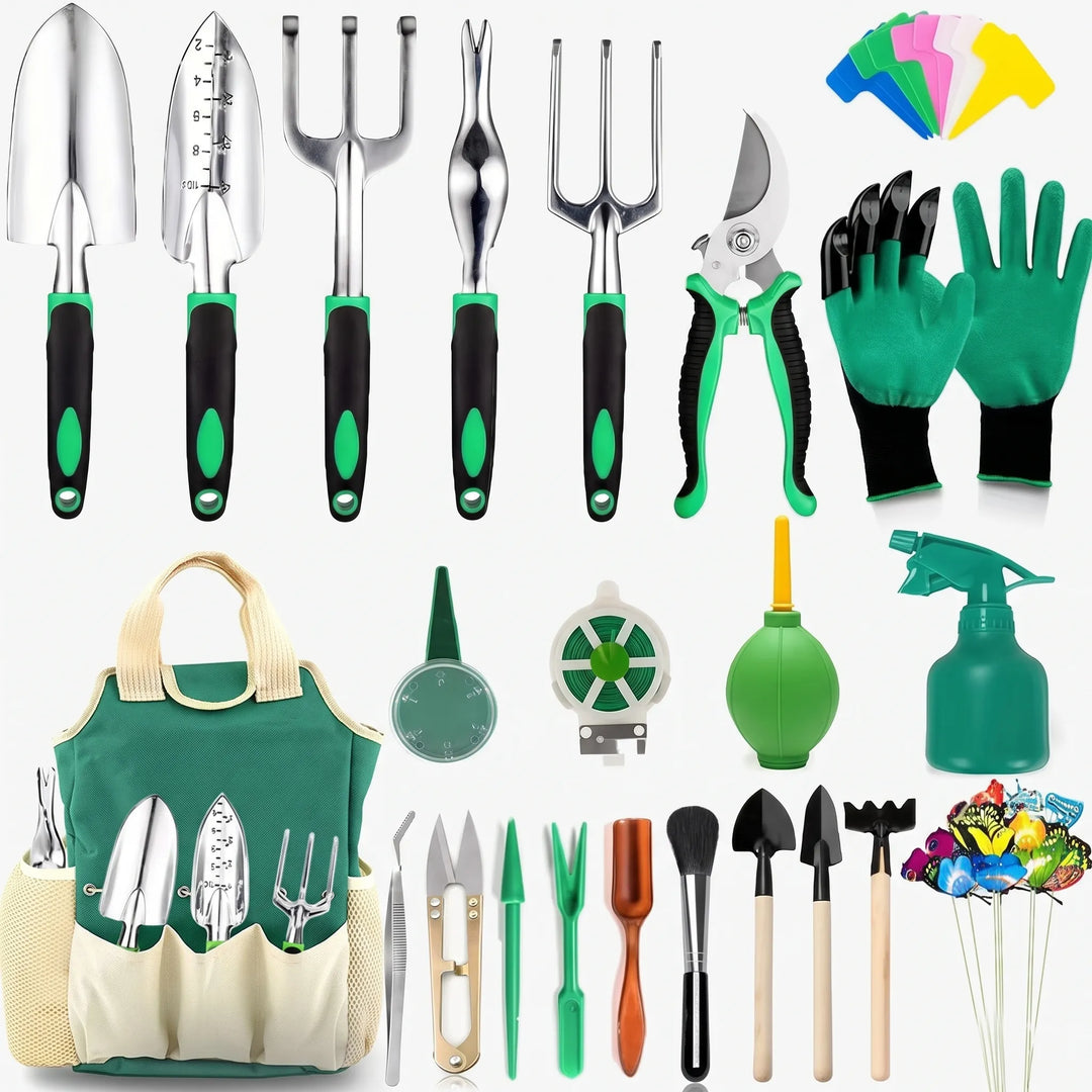 Versatile gardening hand tool set designed for efficient plant care, potting, and cultivation in any garden.
