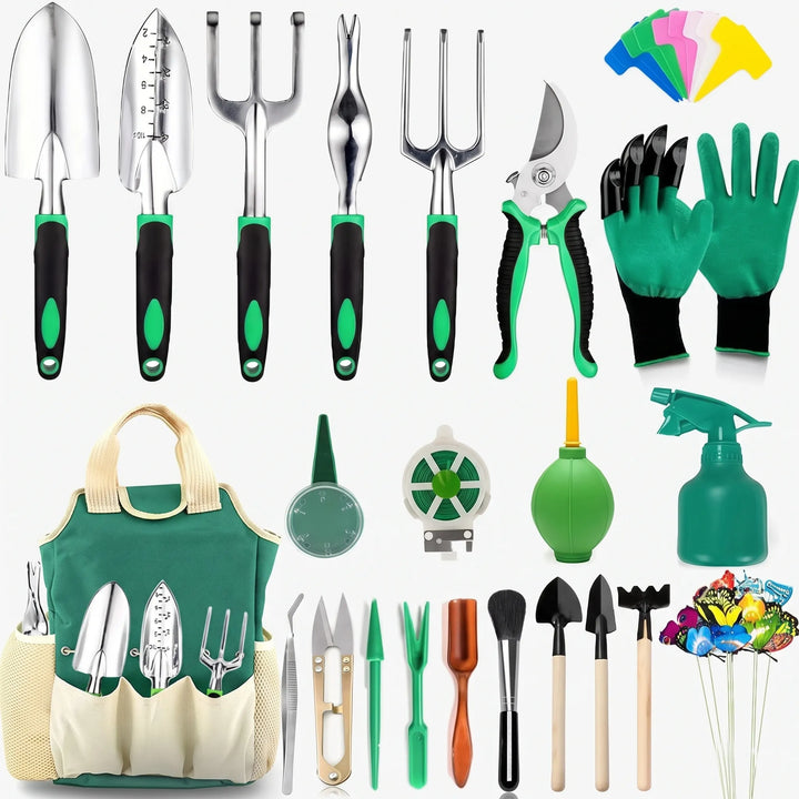 Versatile gardening hand tool set designed for efficient plant care, potting, and cultivation in any garden.