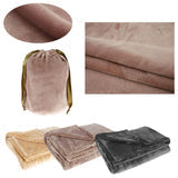 Unisex cordless electric heated blanket, USB powered flannel for cozy winter warmth & portable comfort.