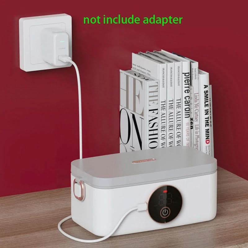 Electric heated lunchbox, truly cordless. Keeps your lunch warm, a must-have portable food warmer.